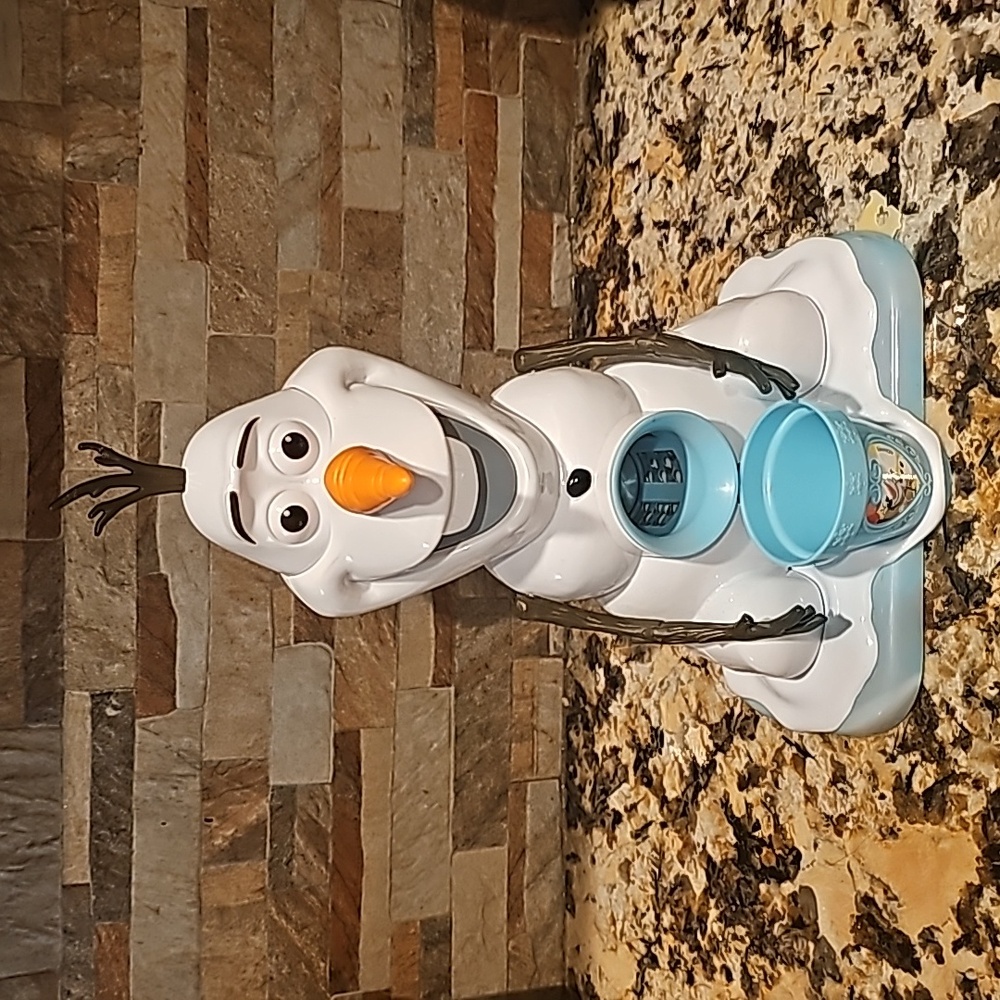 Olaf Frozen Snow Cone Maker Disney Icee Includes Original Instruction Manual